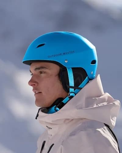 OutdoorMaster Kelvin Ski Helmet - Snowboard Helmet for Men, Women & Youth (Blue, Medium) | Reinforced ABS Shell & Shock-Absorbing EPS Core thumbnail 7
