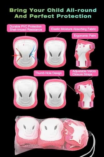 XJD Kids Bike Helmet Set for 3-14 Years | Adjustable, Impact-Absorbing Safety Gear thumbnail 5