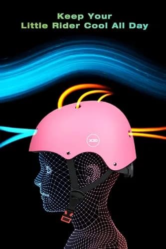 XJD Kids Bike Helmet Set for 3-14 Years | Adjustable, Impact-Absorbing Safety Gear thumbnail 6