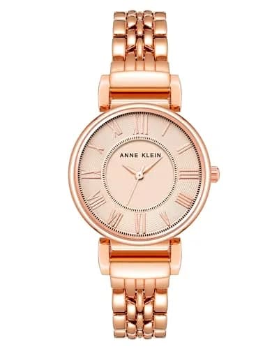 Anne Klein Women's Rose Gold-Tone Bracelet Watch 30mm (1.18in) | Japanese Quartz Movement thumbnail 1