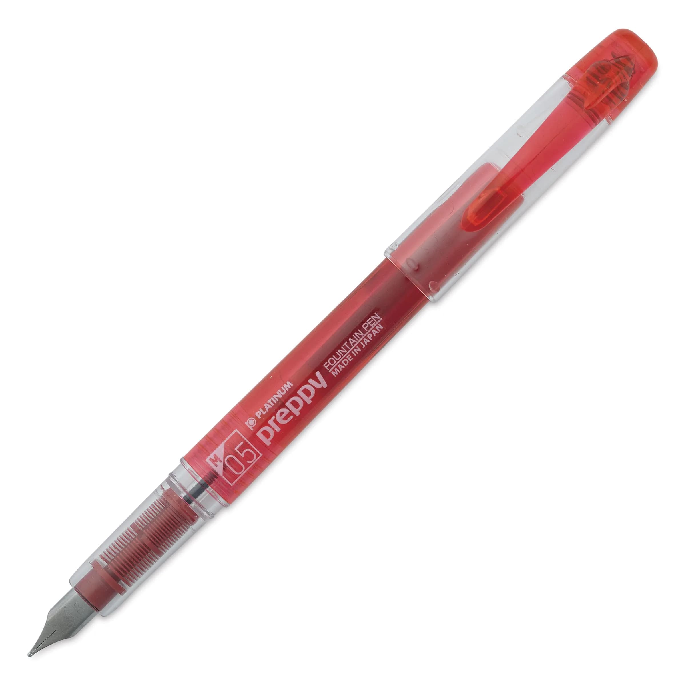 PLATINUM Fountain Pen Preppy Medium Nib Red | Refillable Japanese Writing Instrument - main product image