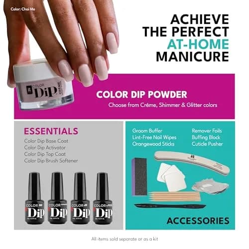 RC Red Carpet Manicure Color Dip Powder – Cocktail Party 0.3 oz | Vibrant, Long-Lasting Nail Color thumbnail 4