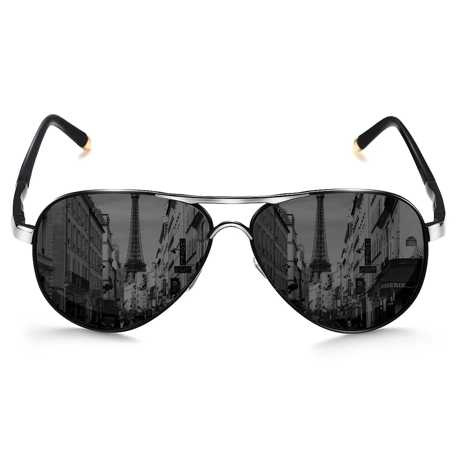 ROCKNIGHT Polarized Aviator Sunglasses Men Women UV400 Metal Frame Driving | Classic Fashion Style