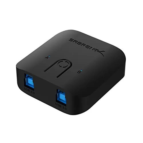 SABRENT USB 3.0 Sharing Switch for Multiple Computers | LED Indicator, Plug & Play, 5Gbps Data Speed (1 Count) thumbnail 2