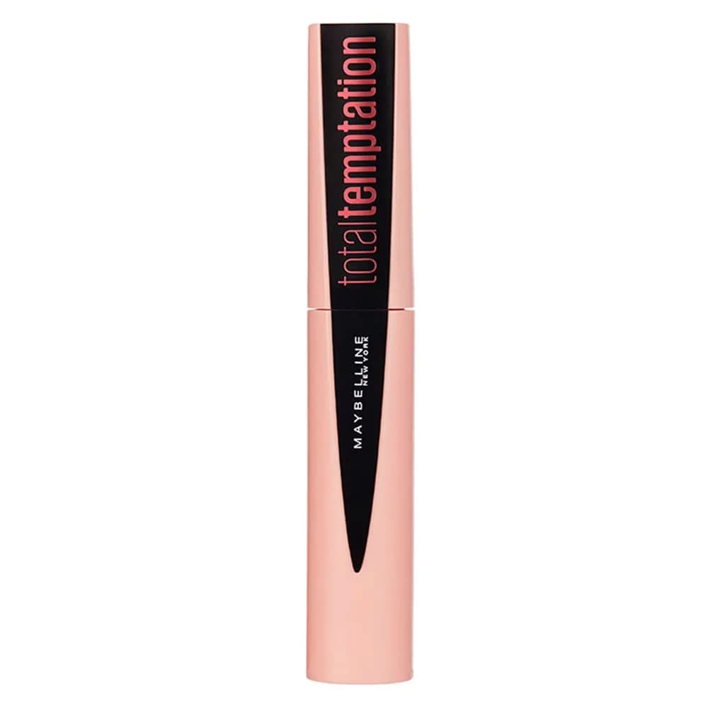 Maybelline New York Total Temptation Washable Mascara, Very Black, 8ml (0.27 fl oz) | Volumizing & Fluffy Lashes - main product image