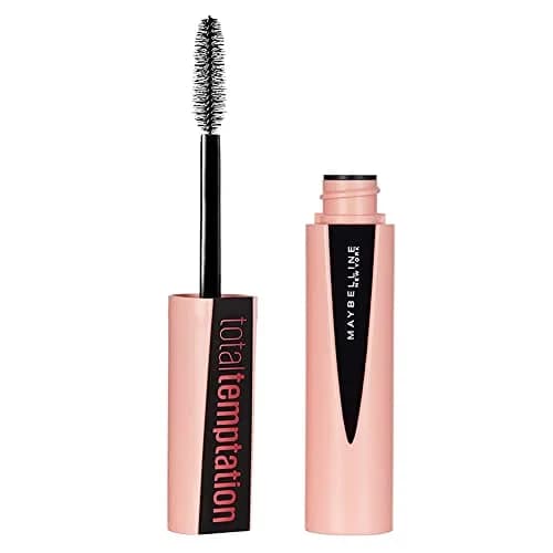 Maybelline New York Total Temptation Washable Mascara, Very Black, 8ml (0.27 fl oz) | Volumizing & Fluffy Lashes thumbnail 2