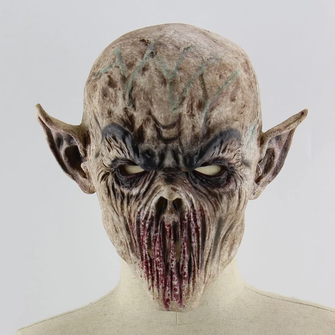 Quligeta Scary Halloween Mask - Terror Ghost Devil Zombie Latex Mask | One Size Fits Most - view 3