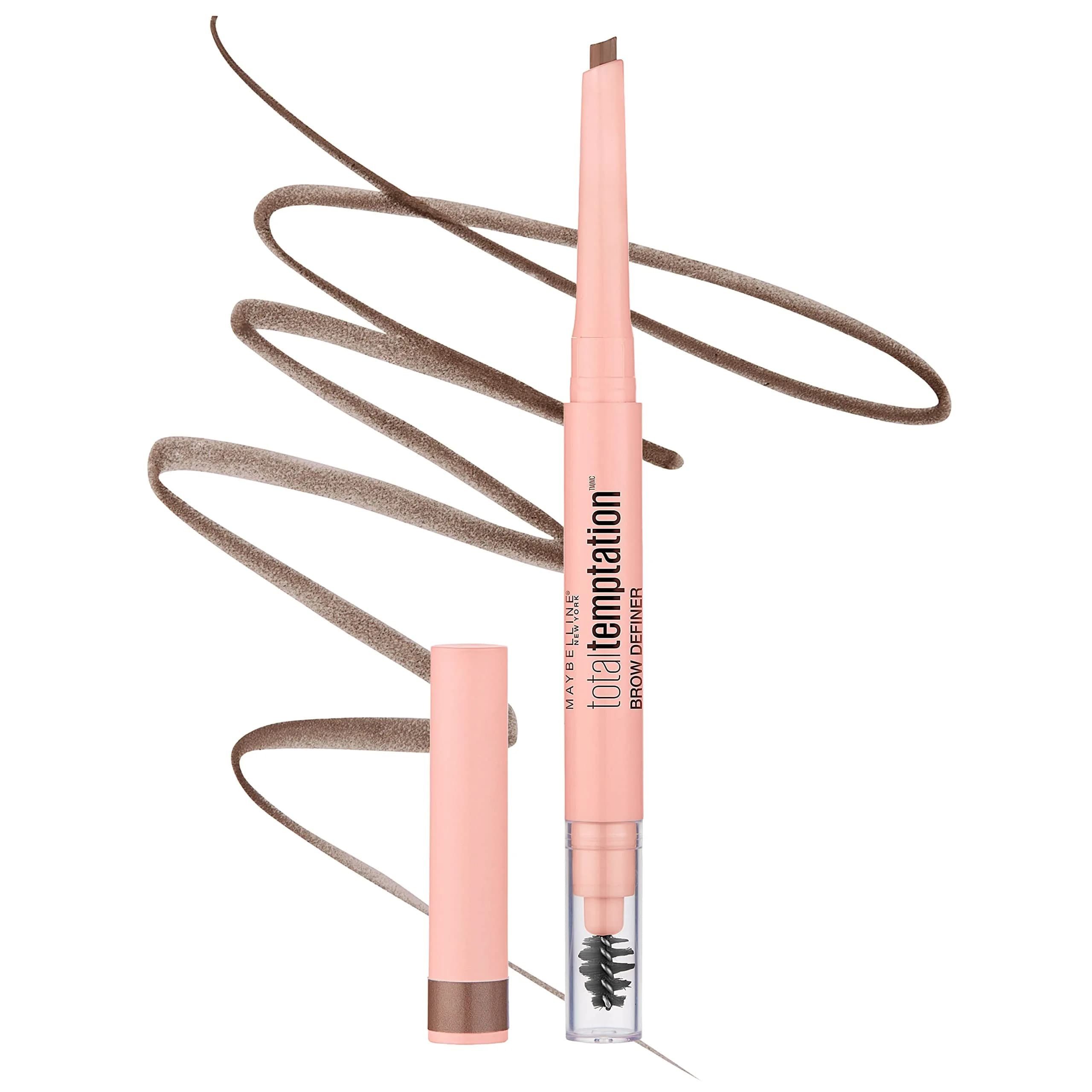 Maybelline Total Temptation Eyebrow Definer Pencil Soft Brown | Natural-Looking Defined Brows - main product image
