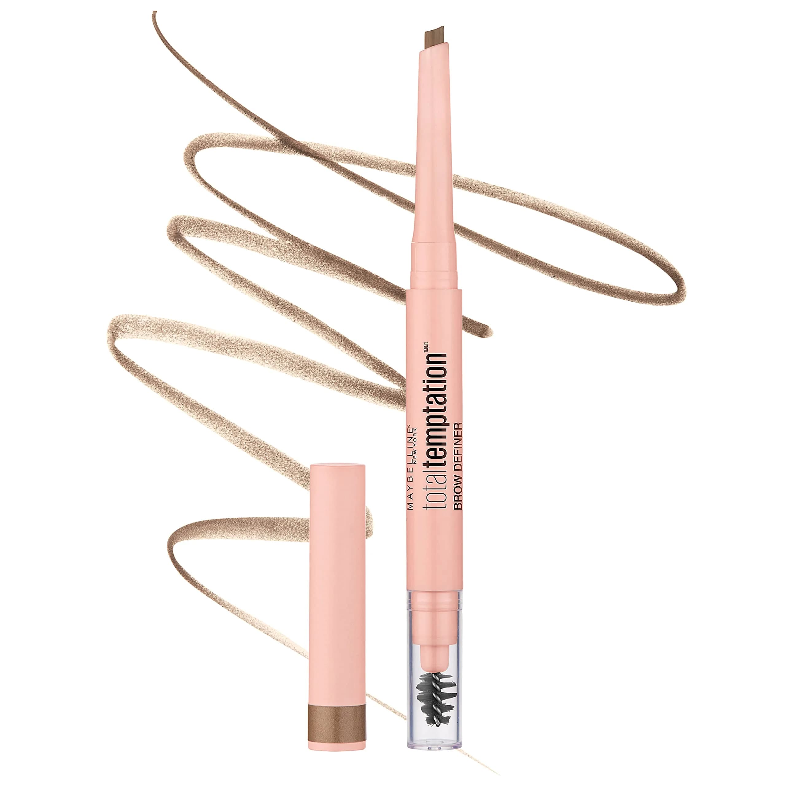 Maybelline Total Temptation Eyebrow Definer Pencil, Blonde, 0.005 oz (0.14 g) - main product image