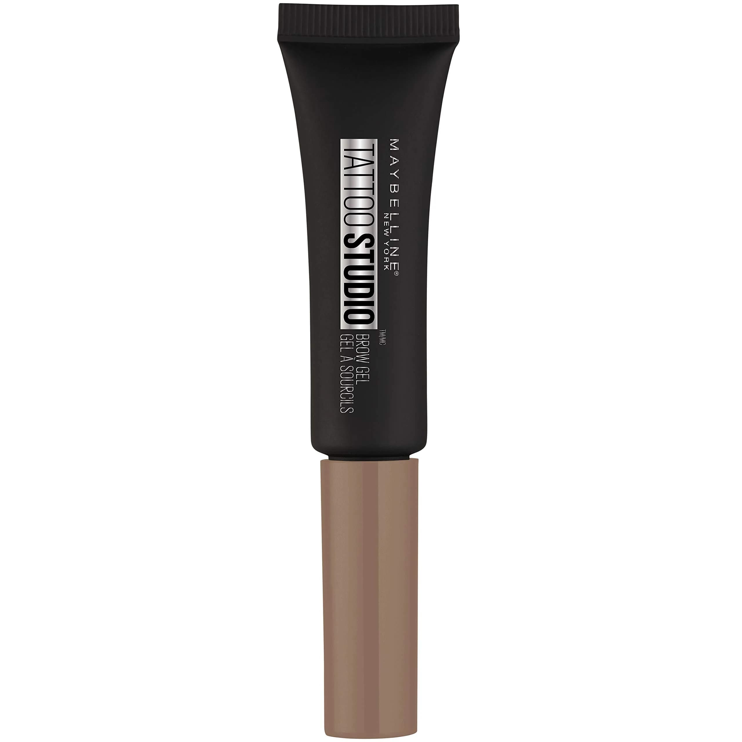 Maybelline TattooStudio Waterproof Eyebrow Gel Makeup, Soft Brown, 0.23 Fl Oz (6.8 ml) | Smudge-Proof Definition for Days - main product image