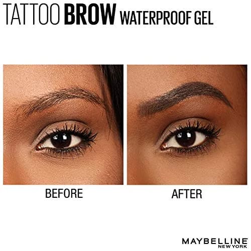 Maybelline TattooStudio Waterproof Eyebrow Gel Makeup, Soft Brown, 0.23 Fl Oz (6.8 ml) | Smudge-Proof Definition for Days thumbnail 5
