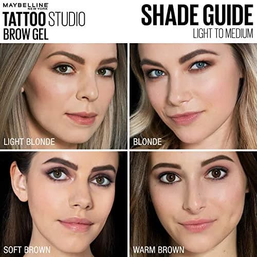 Maybelline TattooStudio Waterproof Eyebrow Gel Makeup, Soft Brown, 0.23 Fl Oz (6.8 ml) | Smudge-Proof Definition for Days thumbnail 7