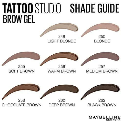 Maybelline TattooStudio Waterproof Eyebrow Gel Makeup, Soft Brown, 0.23 Fl Oz (6.8 ml) | Smudge-Proof Definition for Days thumbnail 9