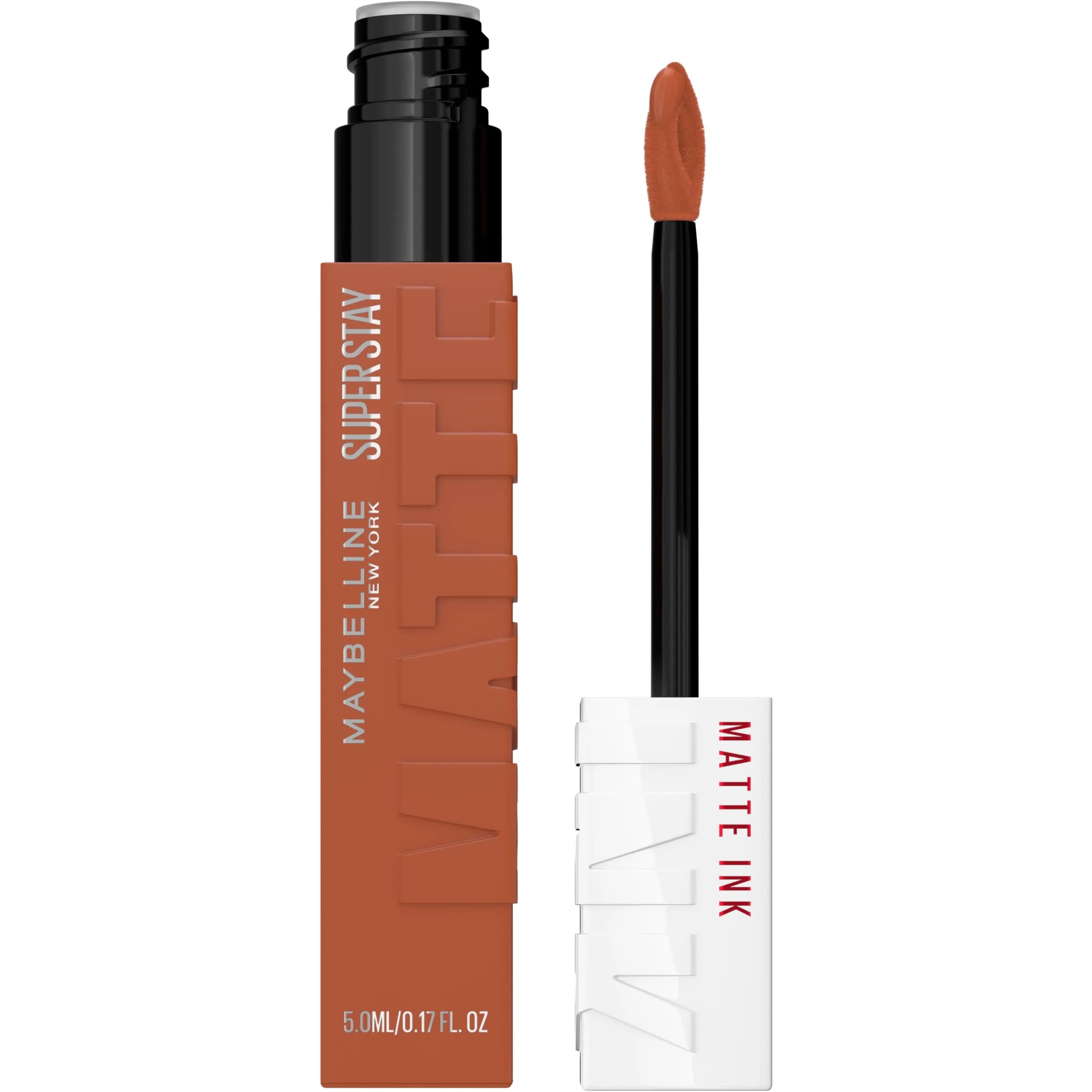 Maybelline Super Stay Matte Ink Liquid Lipstick Makeup, Amazonian Nude Brown | 5ml (0.17 Fl Oz) - main product image
