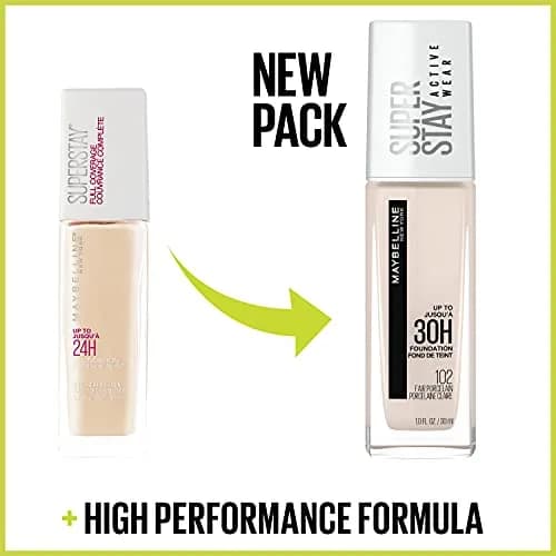 Maybelline Super Stay Full Coverage Liquid Foundation 1 Fl Oz | Up to 30Hr Matte, Transfer & Water Resistant thumbnail 6