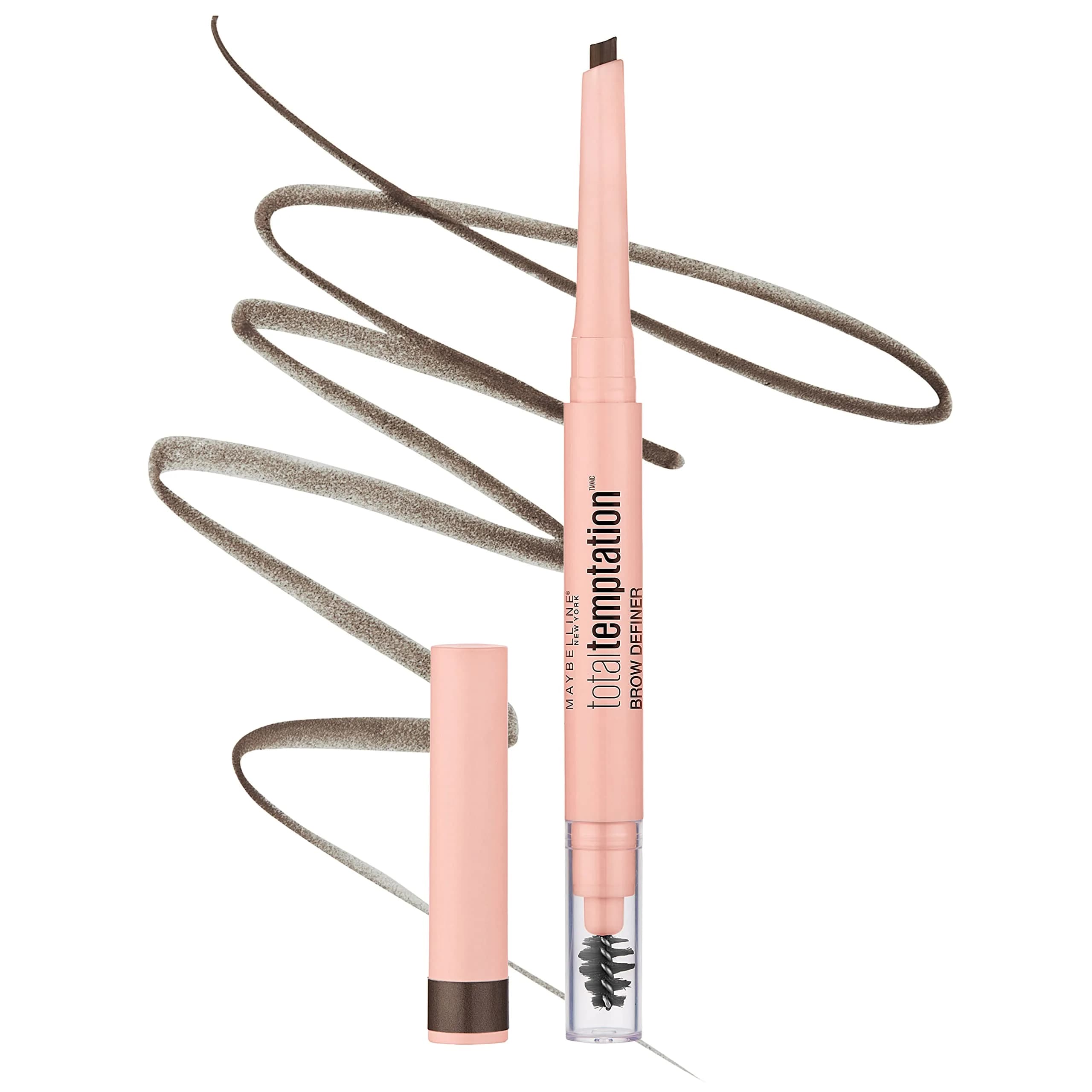 Maybelline Total Temptation Eyebrow Definer Pencil, Deep Brown | Natural Finish - main product image