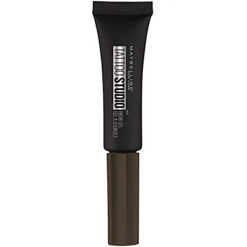 Maybelline TattooStudio Waterproof Eyebrow Gel Makeup Deep Brown 0.23 Fl Oz (6.8ml) | Smudge-Proof & Transfer-Resistant thumbnail 1