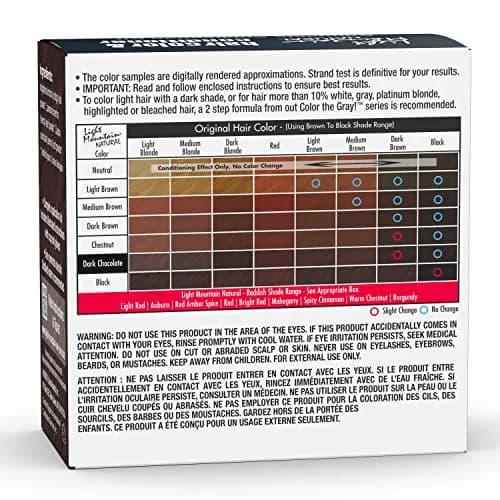 Light Mountain Henna Hair Color & Conditioner - Dark Chocolate | Organic Botanical, Chemical-Free, Semi-Permanent, 4 Oz thumbnail 2