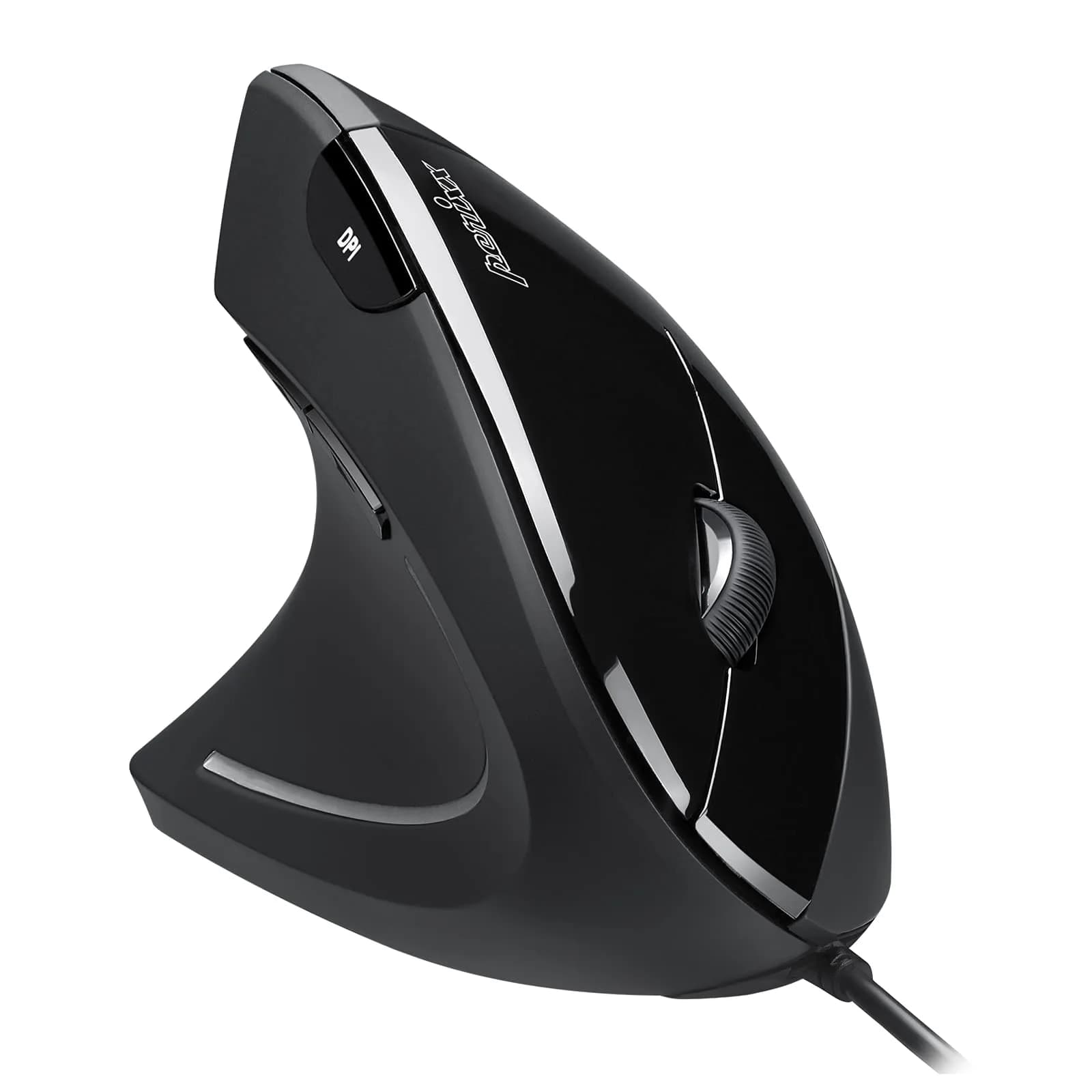 Perixx Perimice-513L Wired Vertical Ergonomic Mouse for Left Handers | 1600 DPI - main product image