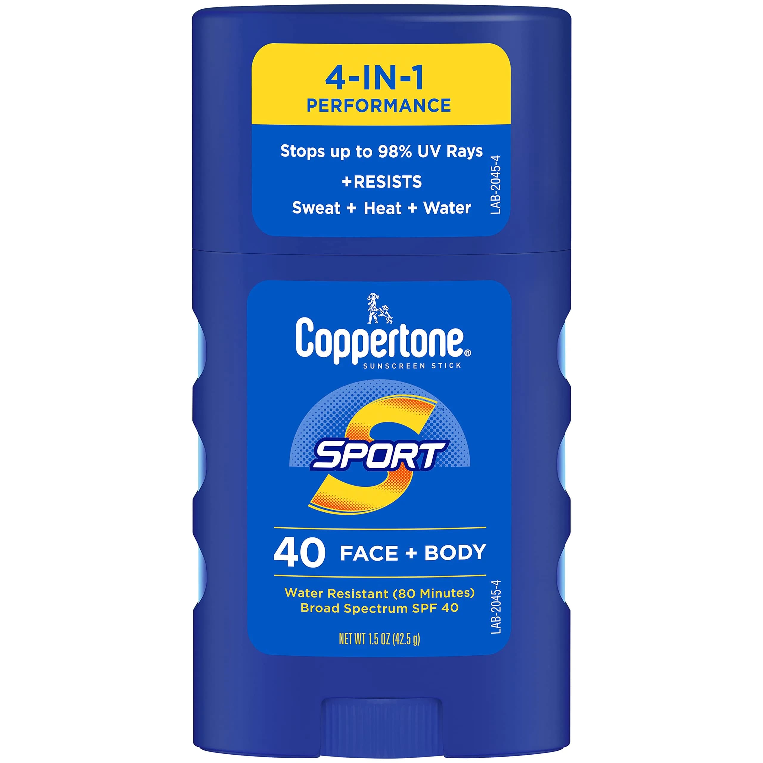 Coppertone Sport SPF 40 Sunscreen Stick (1.5 Oz) | Broad Spectrum Sun Protection for Active Lifestyles - main product image