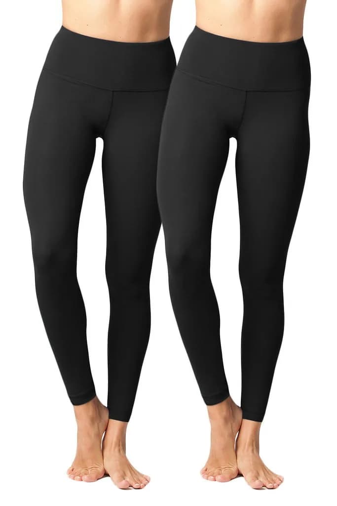 Yogalicious Womens Workout Legging High Waisted Squat Proof Sculpting Pant - Black - Medium | Ultra-Soft, Trendy Activewear