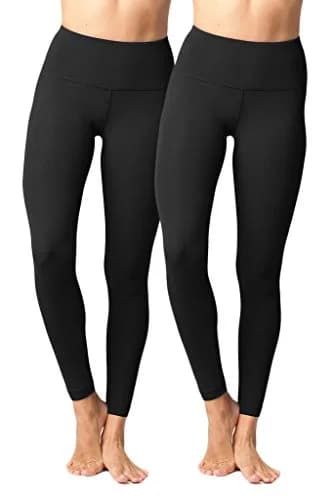 Yogalicious Womens Workout Legging High Waisted Squat Proof Sculpting Pant - Black - Medium | Ultra-Soft, Trendy Activewear thumbnail 1