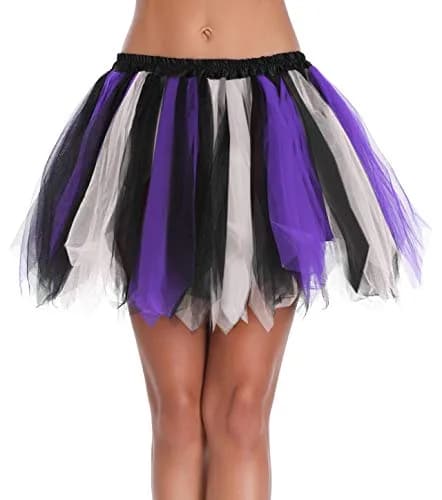 v28 Women's 1950s Vintage Tutu Tulle Petticoat Ballet Bubble Skirt Large | Retro Style for Parties & Dance thumbnail 1