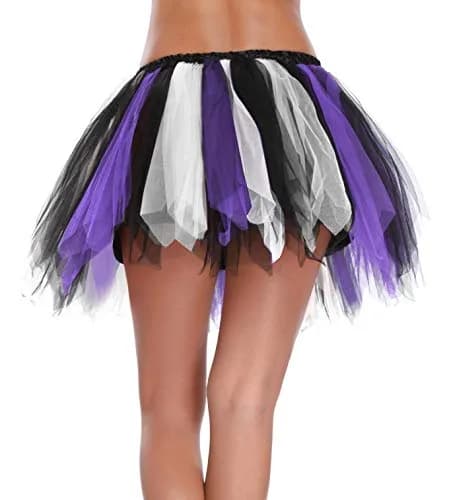 v28 Women's 1950s Vintage Tutu Tulle Petticoat Ballet Bubble Skirt Large | Retro Style for Parties & Dance thumbnail 2