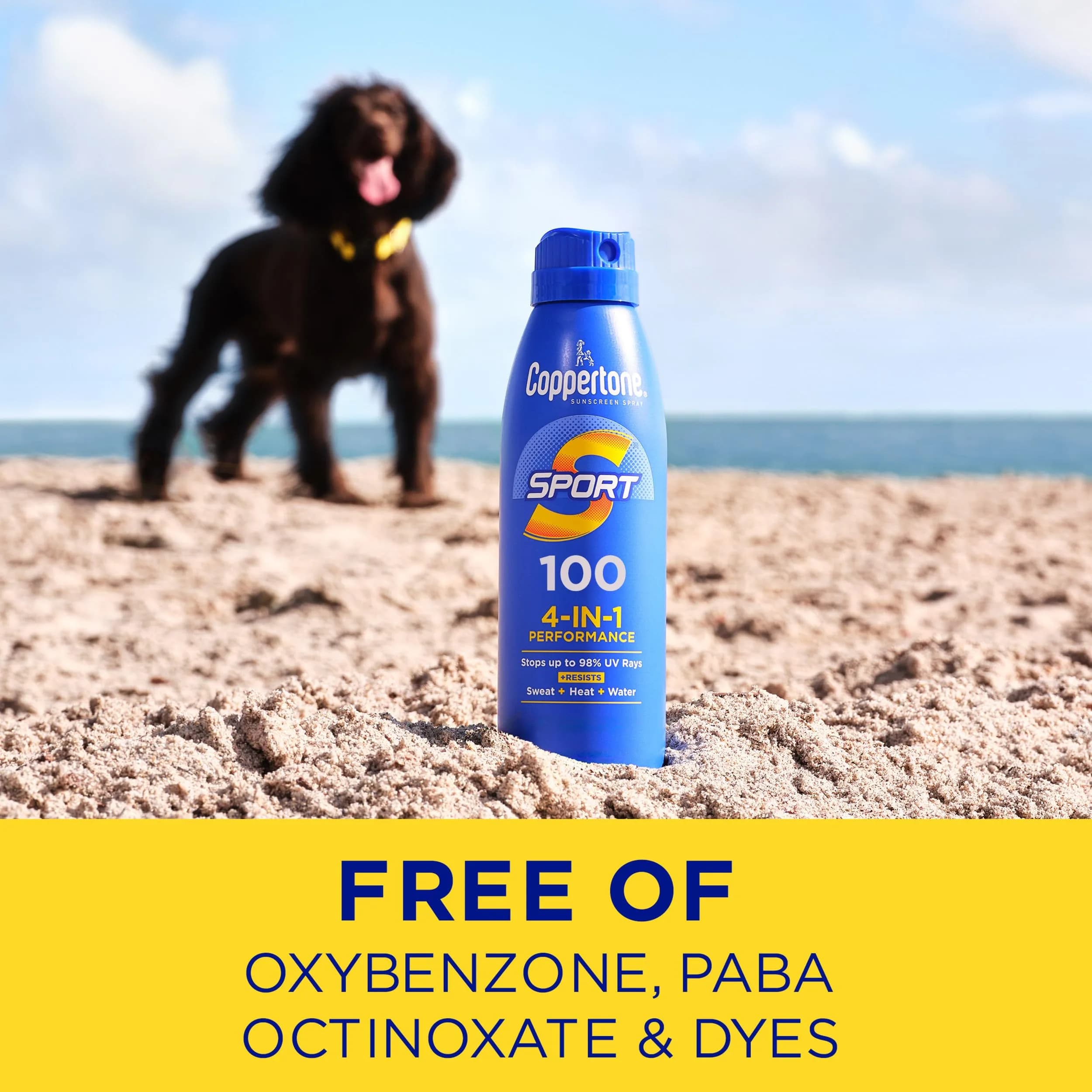 Coppertone Sport Continuous Spray Sunscreen SPF 100, 5.5 oz | High SPF Sunblock for Sports & Outdoors - view 8