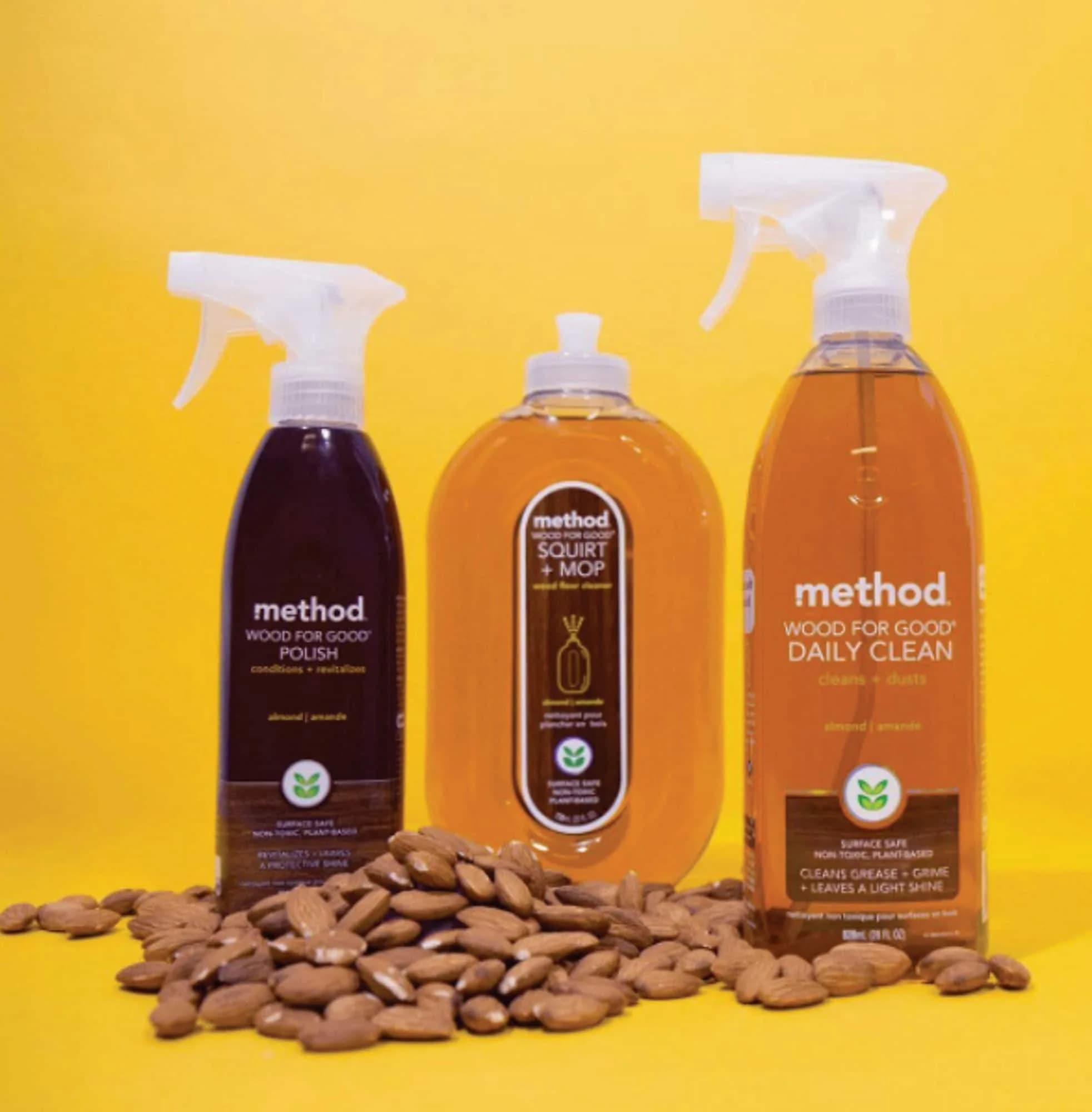 Method Daily Wood Cleaner Almond 224 Fl Oz (7.54 L) | Streak-Free Shine for Wood Surfaces - view 5