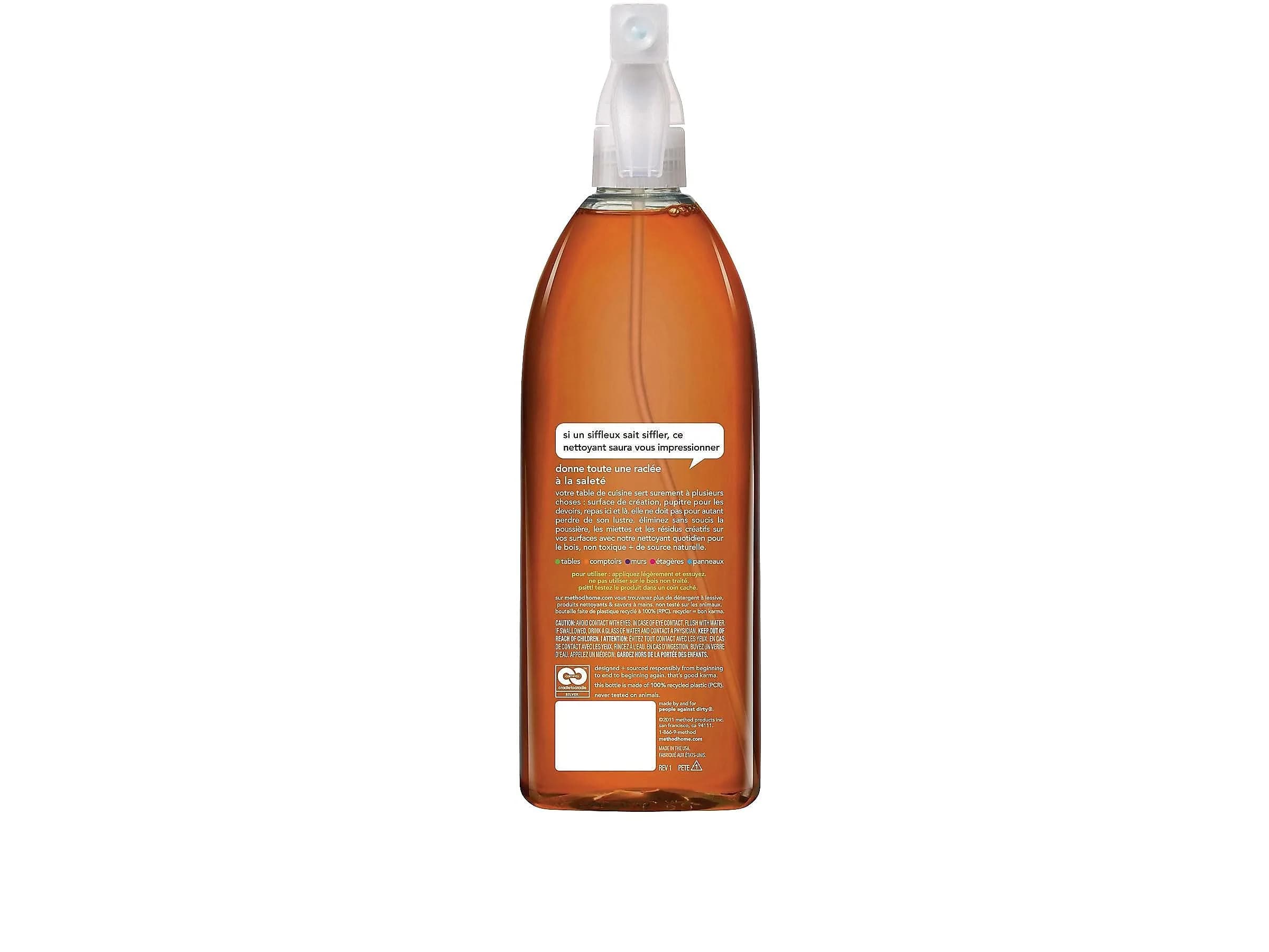 Method Daily Wood Cleaner Almond Scent, 224 fl oz (6.6 L) - Single Bottle - view 2