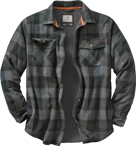 Legendary Whitetails Thermal Lined Shirt Jacket Insulated Shacket | Cotton & Polyfill for Men Large Tall thumbnail 1