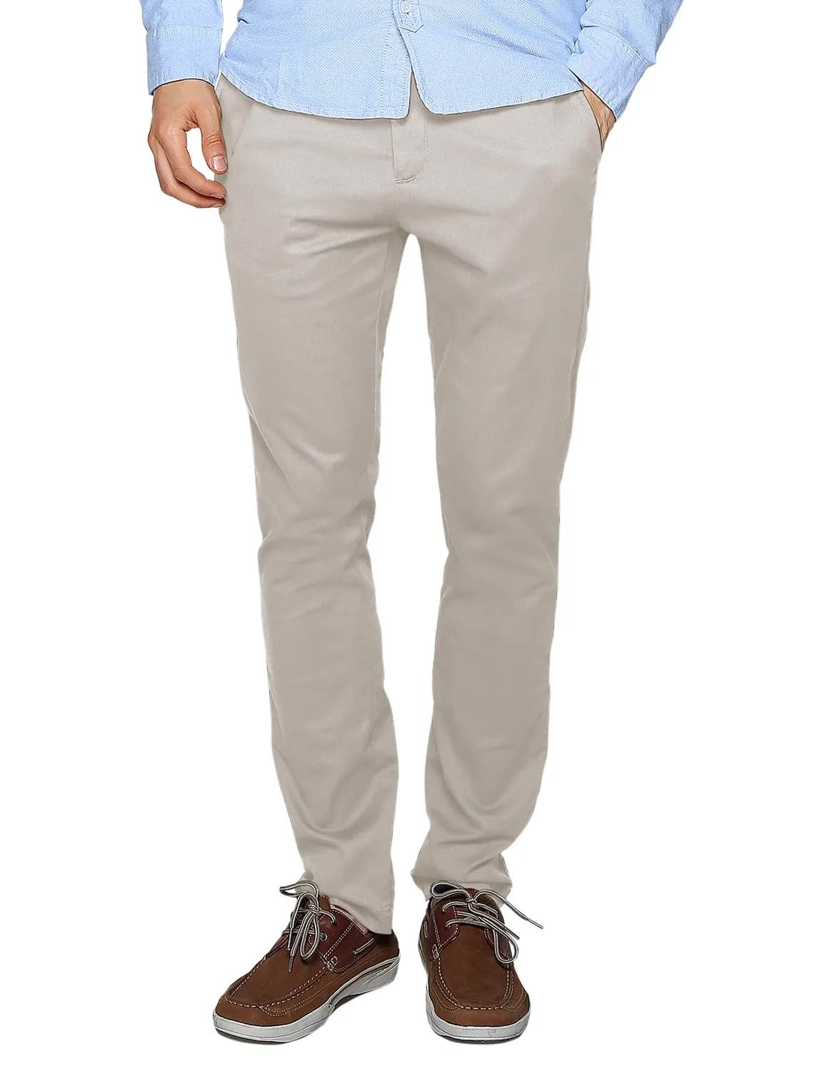 Match Men's Slight Stretch Regular Fit Chino Casual Pants 29 | All-Day Comfort & Style