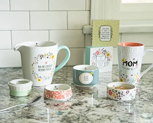 Pavilion Love You More by Amylee Weeks Stoneware Measuring Cup Set, 4-Piece (1/4, 1/3, 1/2, 1 Cup) thumbnail 5