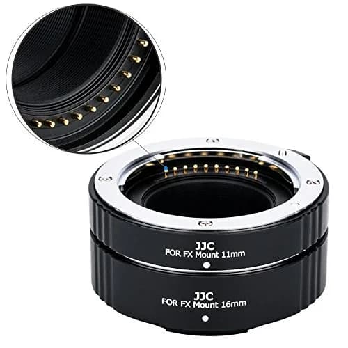 JJC Auto Focus Macro Extension Tube Set for Fujifilm X Mount Cameras & Lenses (11mm & 16mm) | Achieve Macro Photography thumbnail 4