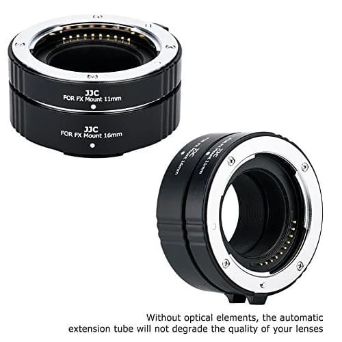 JJC Auto Focus Macro Extension Tube Set for Fujifilm X Mount Cameras & Lenses (11mm & 16mm) | Achieve Macro Photography thumbnail 3