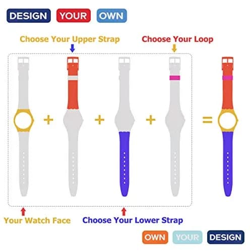 GREENOLIVE Silicone Watch Band 17mm Navy Blue | Waterproof & Modern thumbnail 5
