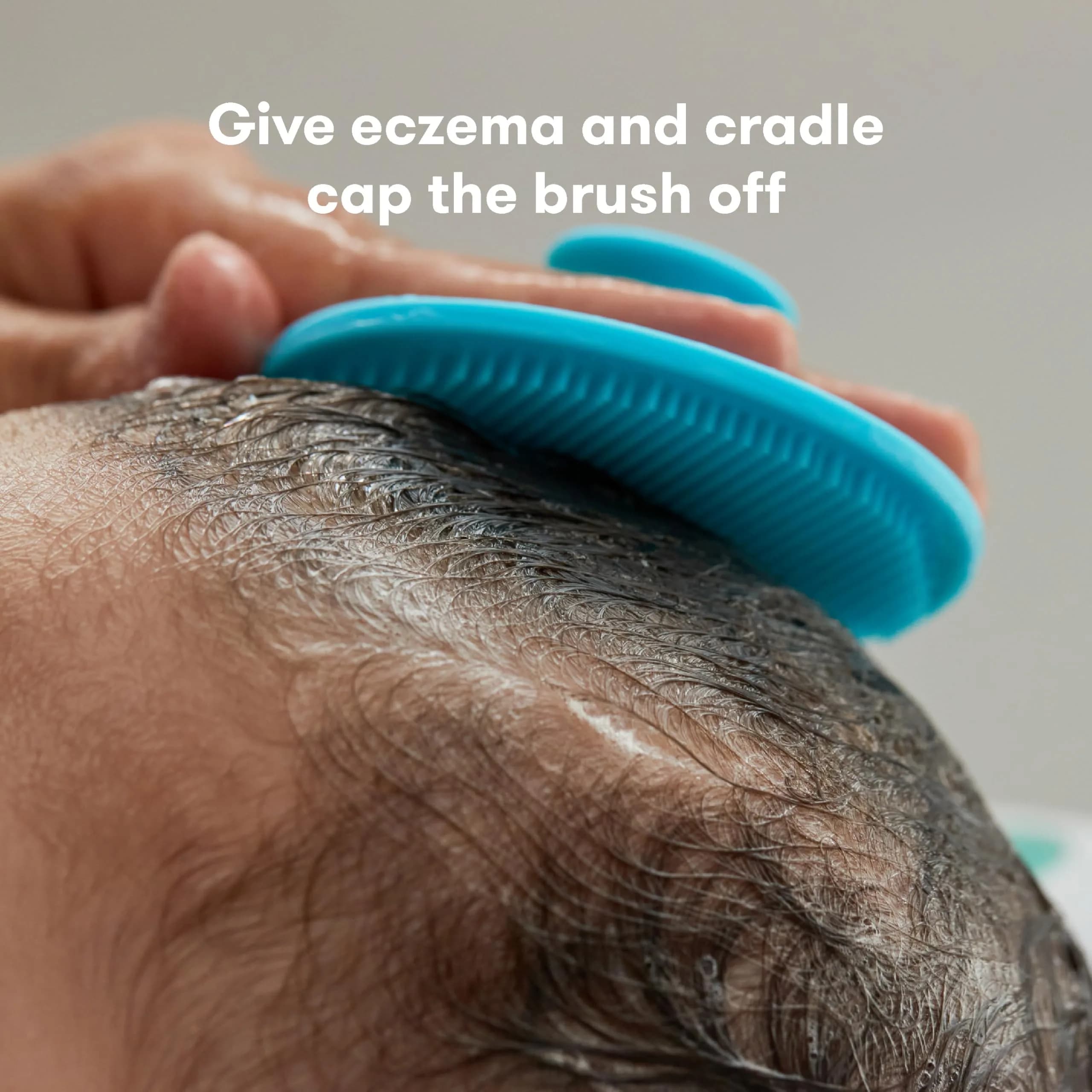 Frida Baby DermaFrida SkinSoother Bath Brush 2-Pack | Gentle Silicone for Cradle Cap, Dry Skin & Eczema - view 3