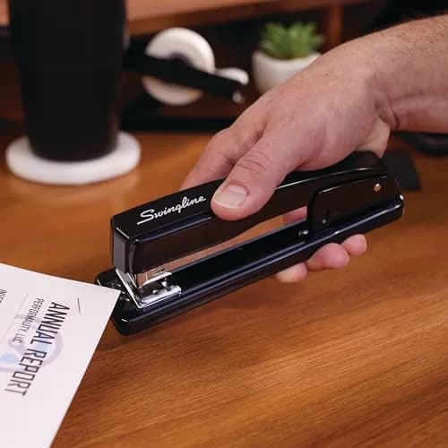 Swingline Commercial Stapler, 20 Sheet Capacity, Jam Free, Metal, 2 Pack, Black | Durable All-Metal Construction thumbnail 6