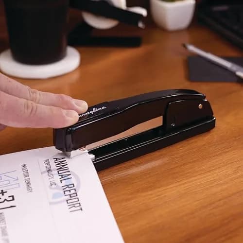 Swingline Commercial Stapler, 20 Sheet Capacity, Jam Free, Metal, 2 Pack, Black | Durable All-Metal Construction thumbnail 3