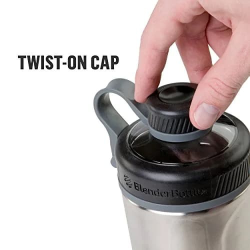 BlenderBottle Radian Stainless Steel Shaker Bottle 26 oz White | Double-Wall Vacuum Insulated, BPA-Free thumbnail 4