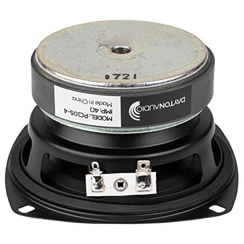 Dayton Audio PC105-4 4" Full-Range Poly Cone Driver | Compact, Natural Sound, USA Import thumbnail 2
