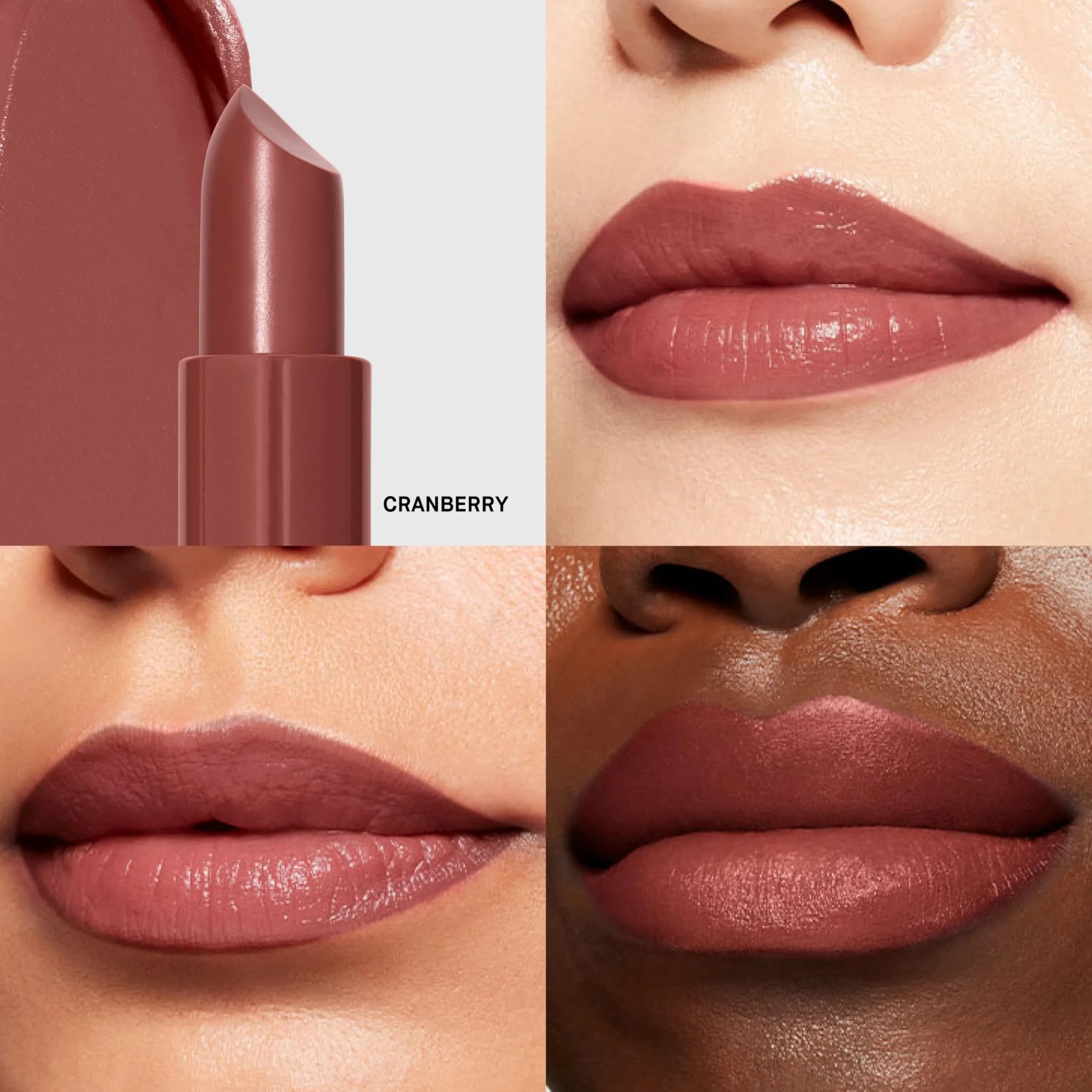 Bobbi Brown Crushed Lip Color Lipstick in Cranberry - Hydrating Satin-Matte, 8-Hour Wear thumbnail 2