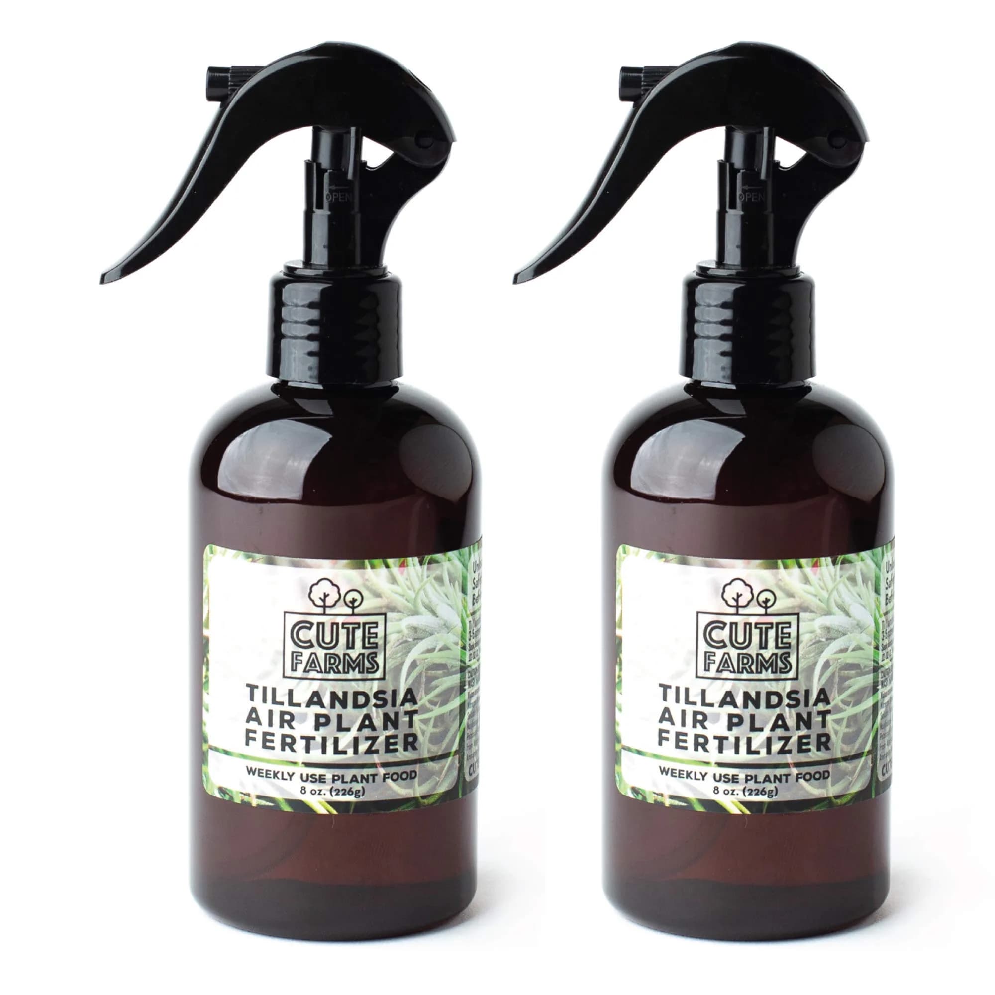 Cute Farms Air Plant Fertilizer Spray 118ml (4 fl oz) | Gentle Weekly Formula for Tillandsia — 8 oz