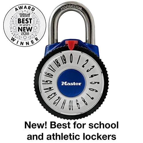 Master Lock Locker Lock Combination Padlock 2-1/8in Metal Body Keyless Security thumbnail 3