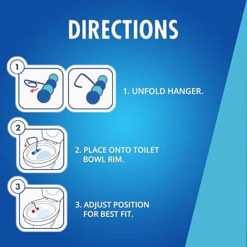Soft Scrub 4-in-1 Rim Hanger Toilet Bowl Cleaner, Sapphire Waters, 6 Count | Fights Ring & Buildup, Freshens 4 Weeks thumbnail 4
