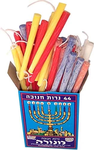 Holy Land Market 7 Branch Menorah, Silver, 5 in, with Candles | Authentic Judaica Symbol for Jewish Celebrations thumbnail 3