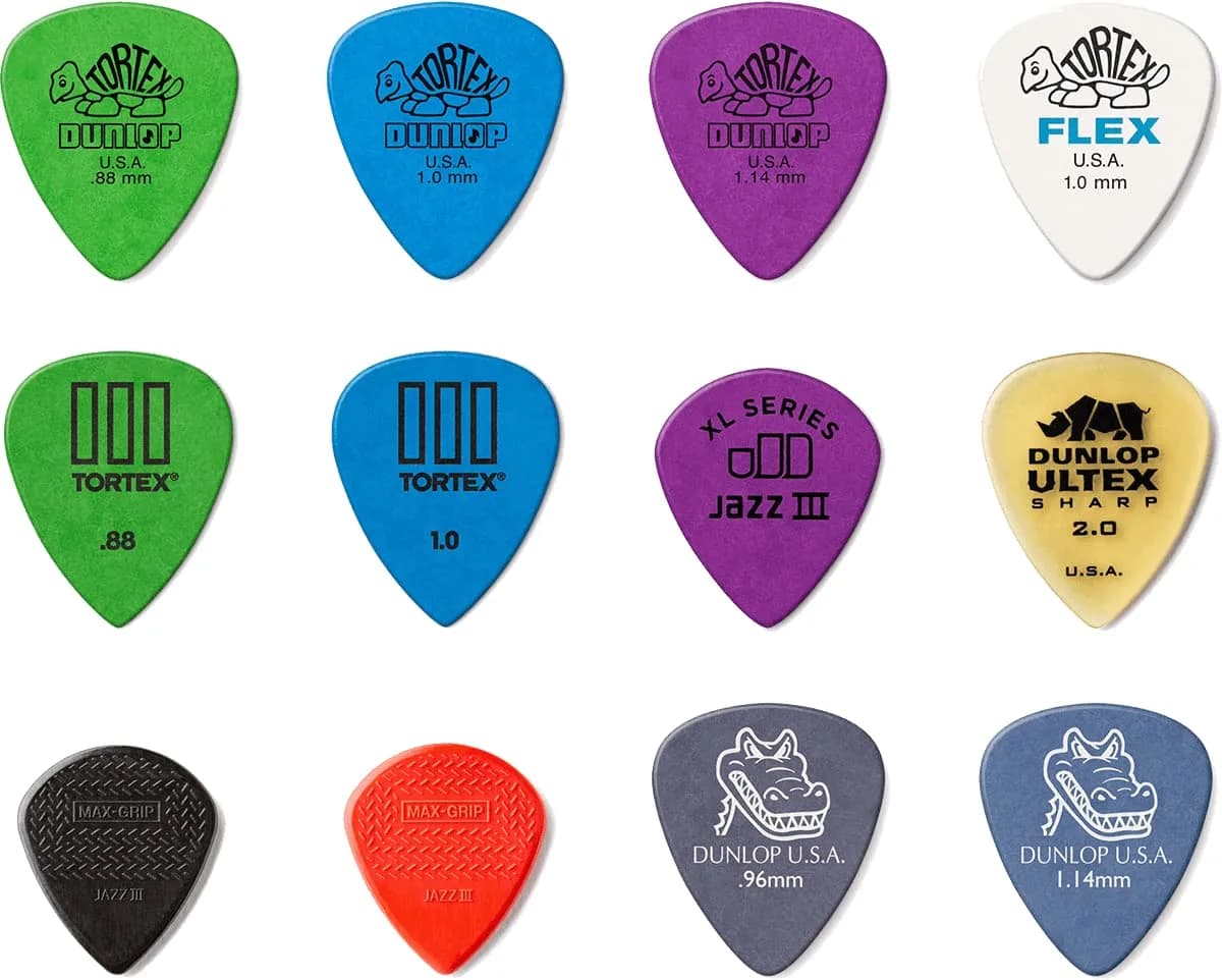 Jim Dunlop Electric Pick Variety Pack - 12 Pack | Explore Tone with USA-Made Picks - view 3