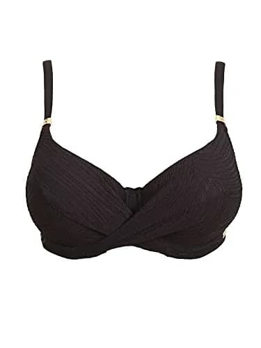 Fantasie Swim Ottawa Underwire Bikini Top 38G Low Rise Sweetheart Neck Black | Elegant, Comfortable, UK Sizing thumbnail 4