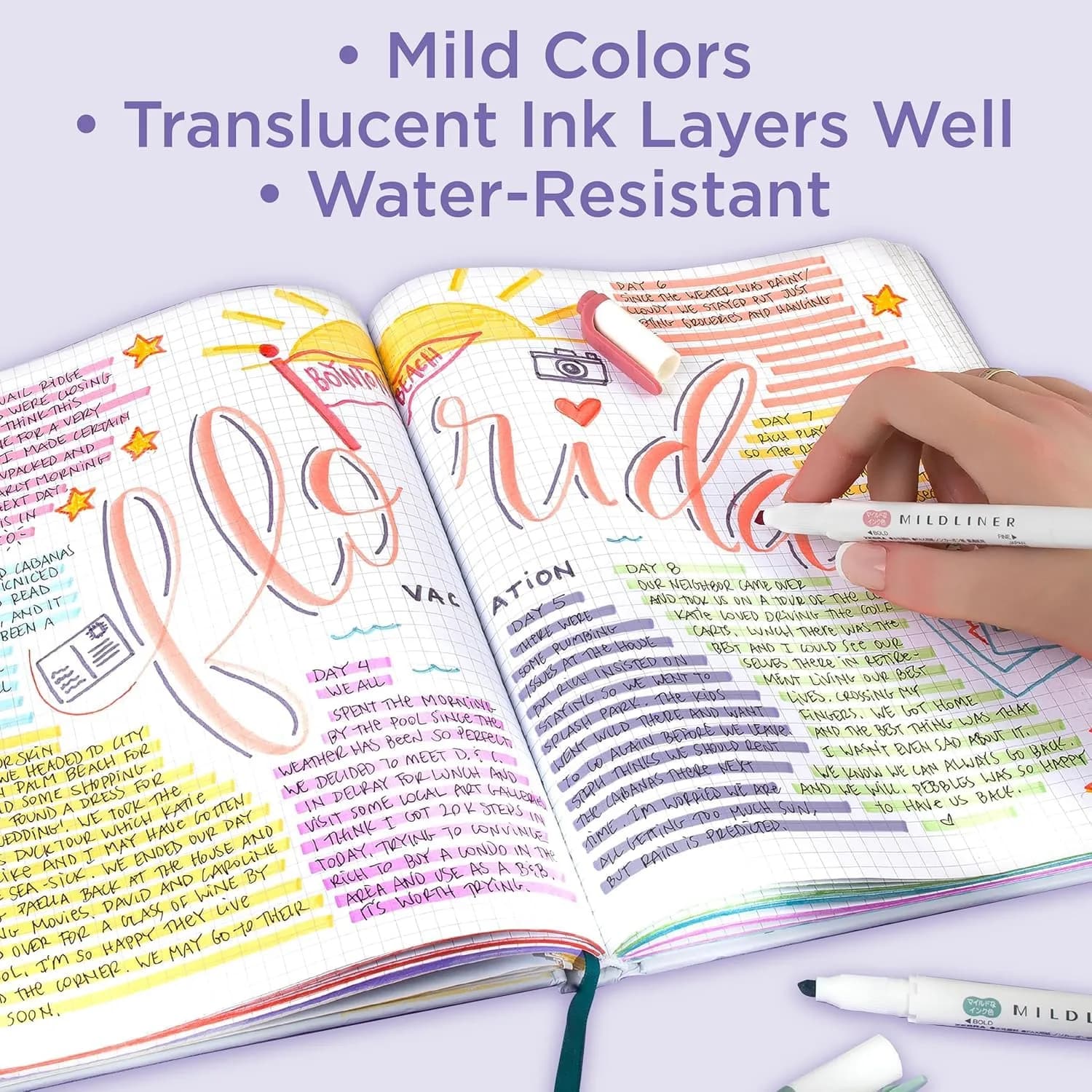 Zebra Pen Mildliner Dual Tip Highlighter Set, 15 Assorted Colors | AP Certified Non-Toxic - view 4
